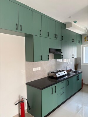 Kitchen in 3 BHK Apartment at Brigade El Dorado, Bagaluru – for Rent