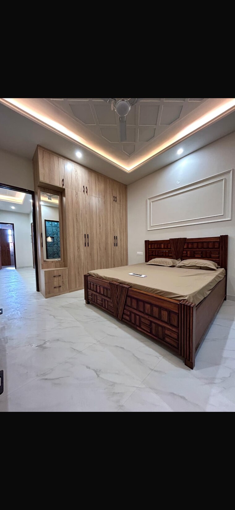 Bedroom, bhago majra road 3 Bedroom 1240 Sq.Ft. Builder Floor In Bhago Majra Road Kharar 10204498