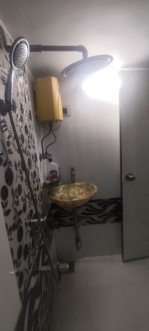 Bathroom in 2 BHK Apartment at Highland Annex, Majiwada – for Rent