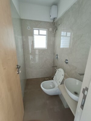 Bathroom in 2 BHK Apartment at Khodiyaar Siddharth Nagar Goodwill CHS, Goregaon West – for Rent