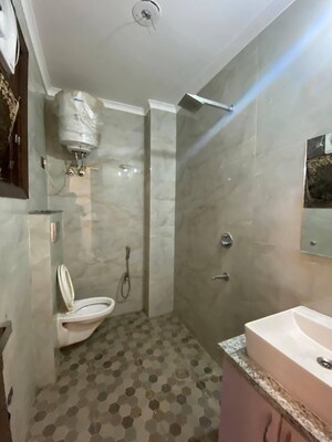 Bathroom in 3 BHK Builder Floor at Saket – for Rent