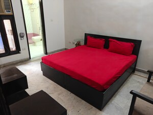 Bedroom in 1 BHK Builder Floor at Model Town Phase 2 – for Rent