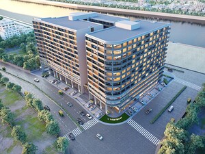  Office Space – Exterior View View at Sun Westbank, Navrangpura - for Rent