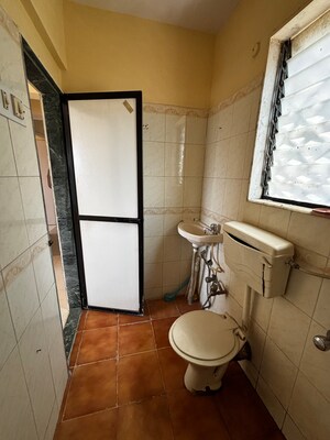 Bathroom in 2 BHK Apartment at Pimpri Pada – for Rent