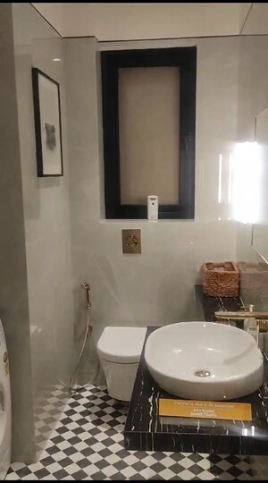 Bathroom in 2 BHK Apartment at Prescon Midtown Bay, Mahim West – for Sale
