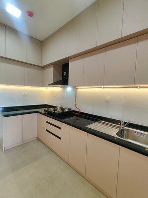 Kitchen in  Apartment at Bhartiya Nikoo Homes Phase 2, Thanisandra Main Road – for Rent