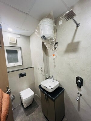 Bathroom in Studio Builder Floor at Medi City – for Rent