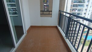 Balcony in 3 BHK Apartment at Cybercity Rainbow Vistas Rock Gardens, Hi Tech City – for Rent