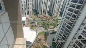 Balcony in 3 BHK Apartment at Cybercity Rainbow Vistas Rock Gardens, Hi Tech City – for Rent