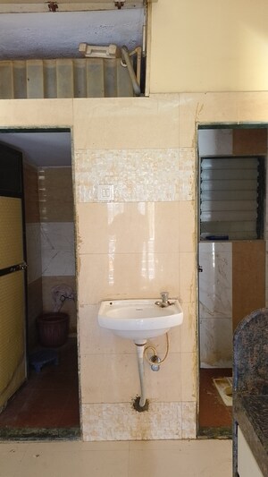 Bathroom in 1 BHK Apartment at Dreams Nirman, Nalasopara West – for Rent