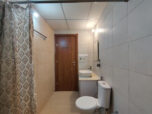 Bathroom in 2 BHK Apartment at Bhartiya City, Thanisandra Main Road – for Rent