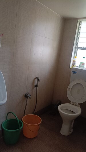 Bathroom in  Office Space at Laxmi Business Park, Oshiwara – for Rent