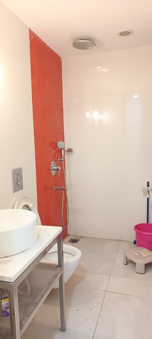 Bathroom in 2 BHK Apartment at Lodha Fiorenza, Goregaon East – for Rent