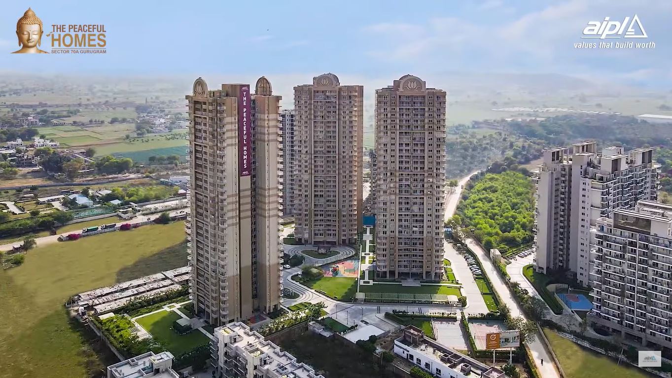 3 BHK + Extra Room 2150 Sq.Ft. Apartment in AIPL The Peaceful Homes