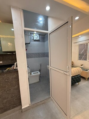 Kitchen in 1 BHK Builder Floor at Lajpat Nagar – for Rent