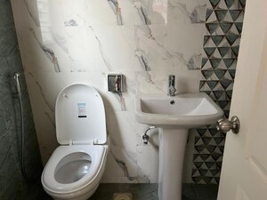 Bathroom in 3 BHK Apartment at Balewadi – for Rent
