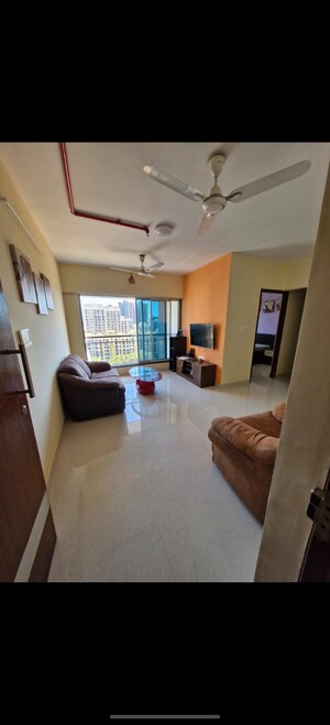 Living Room in 2 BHK Apartment at Royal Oasis, Malad West – for Rent