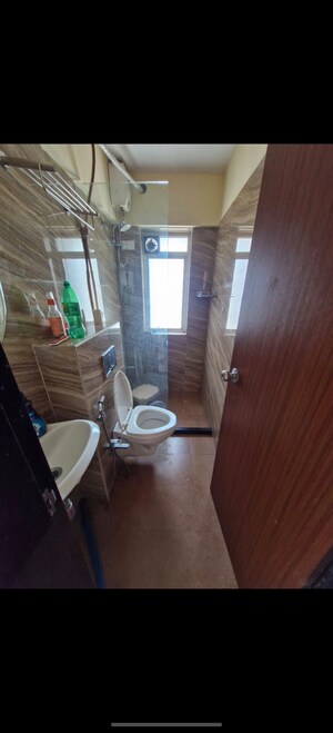 Bathroom in 2 BHK Apartment at Royal Oasis, Malad West – for Rent