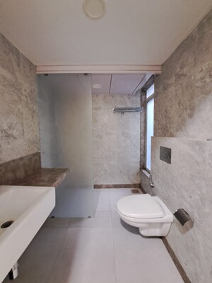 Bathroom in 2.5 BHK Apartment at Dheeraj Insignia, Bandra East – for Rent