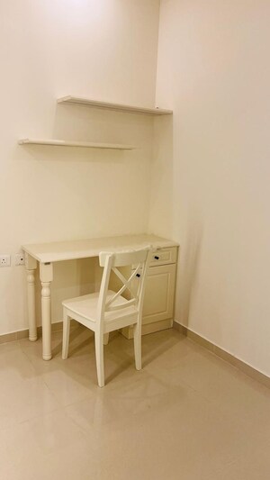 Bathroom in 3 BHK Apartment at L&T Raintree Boulevard, Hebbal – for Rent