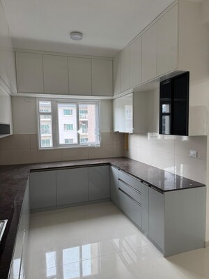 Kitchen in 3 BHK Apartment at L&T Raintree Boulevard, Hebbal – for Rent