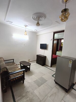 Living Room in 1 BHK Builder Floor at Malviya Nagar – for Rent