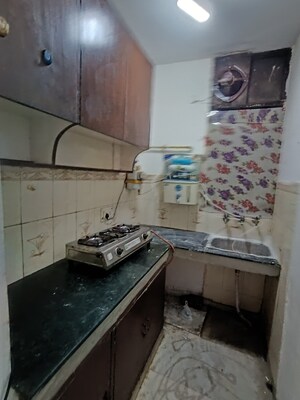 Kitchen in 1 BHK Builder Floor at Malviya Nagar – for Rent