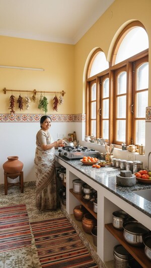 Kitchen in 3 BHK Villa at Mysore Road – for Sale