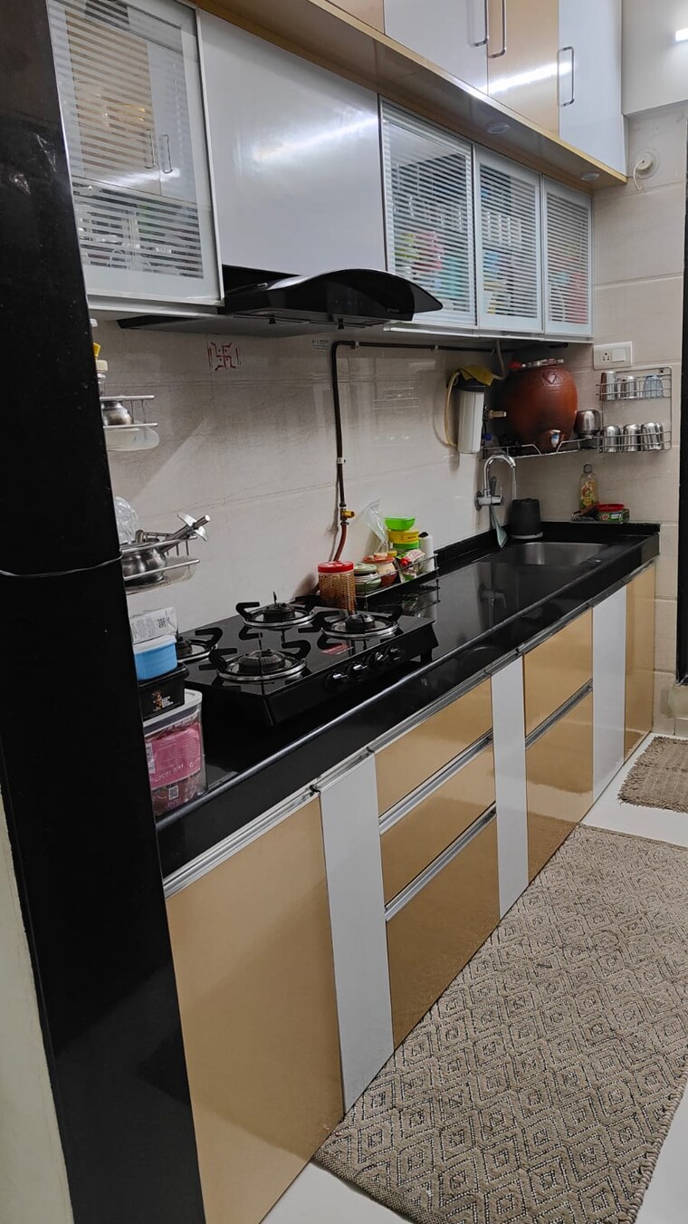 Kitchen, velocity-hill-spring 1 Bedroom 375 Sq.Ft. Apartment In Ghodbunder Road Thane 10267814