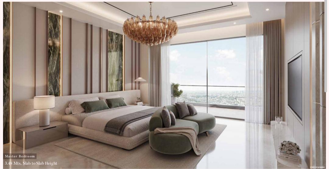 3 BHK + Pooja Room,Servant Room Apartment For Sale in Suncity Monarch Residences