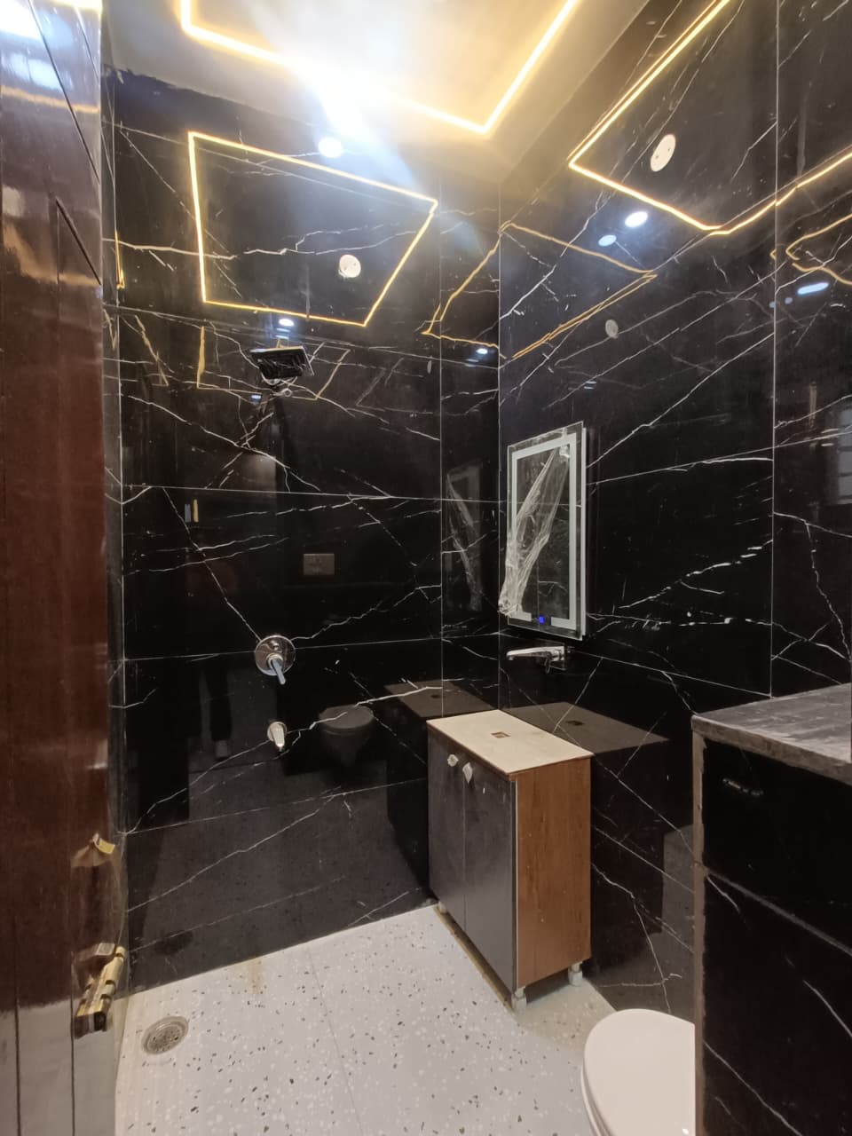 Attached Bathroom, patiala road 3 Bedroom 1336 Sq.Ft. Independent House In Patiala Road Zirakpur 10280969