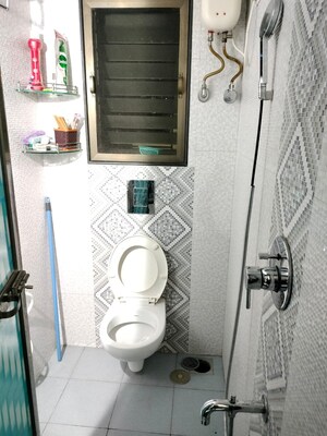 Bathroom in 1 BHK Apartment at Kesar Ridhi Sidhi, Andheri East – for Rent