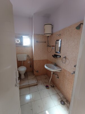 Bathroom in 3 BHK Apartment at Madhur Jivan Apartment, Sector 56 – for Rent