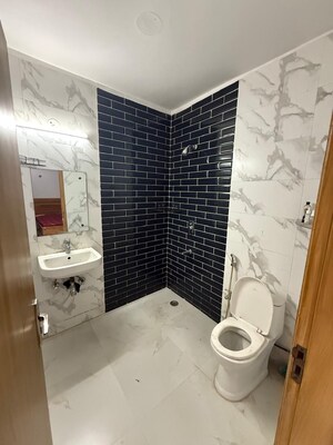 Bathroom in 2 BHK Builder Floor at Ameya One, Sector 42 – for Rent