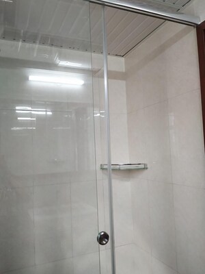 Bathroom in 3 BHK Apartment at LnT Raintree Boulevard, Hebbal – for Rent