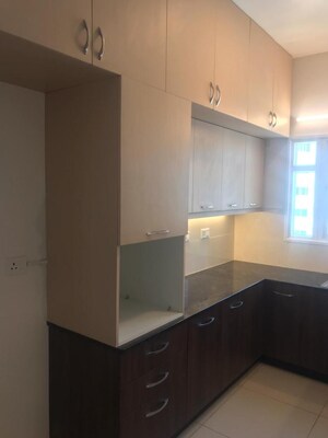 Kitchen in 3 BHK Apartment at L&T Raintree Boulevard, Hebbal – for Rent