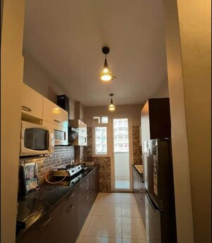 Kitchen in 3 BHK Apartment at Motiaz Royal Citi, Ambala Highway – for Rent