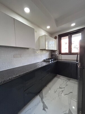 Kitchen in 2 BHK Builder Floor at Saket – for Rent