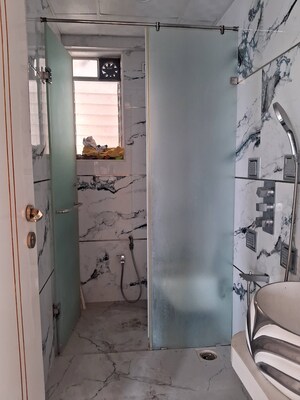 Bathroom in 2 BHK Apartment at Dosti Blossom, Wadala East – for Rent