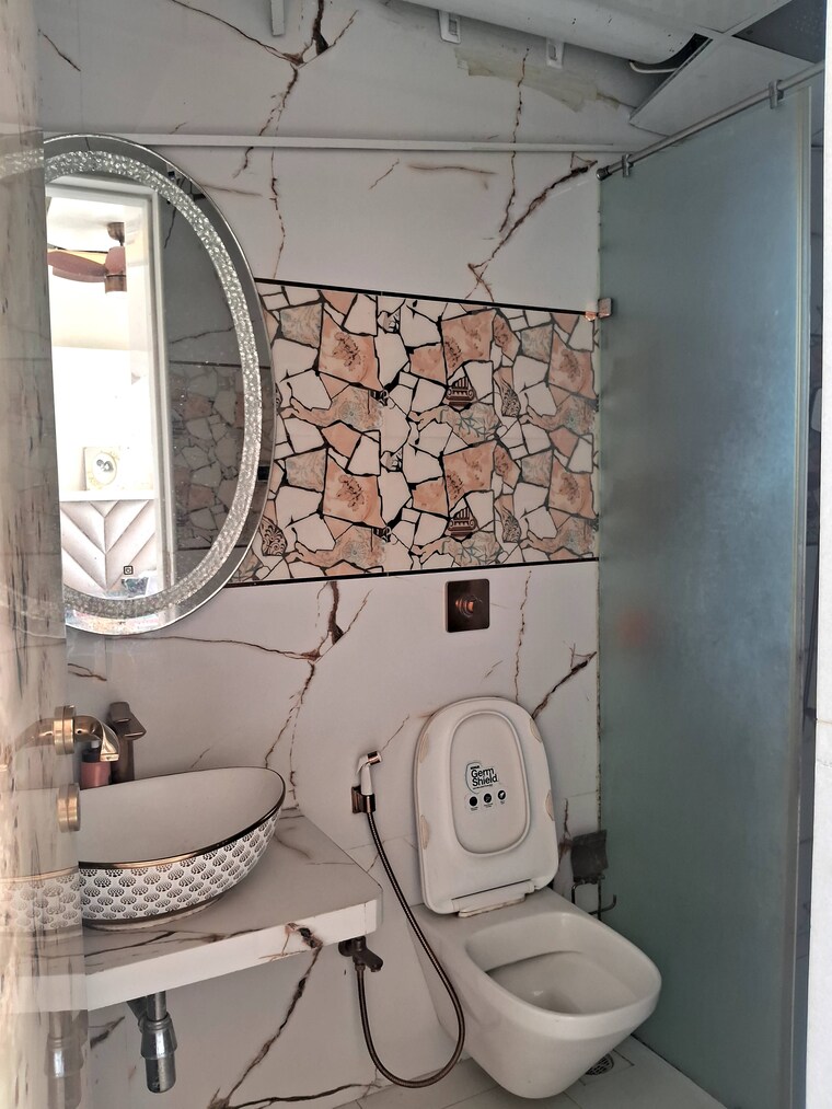 Bathroom, dosti-blossom 2 Bedroom 700 Sq.Ft. Apartment In Wadala East Mumbai 10285104