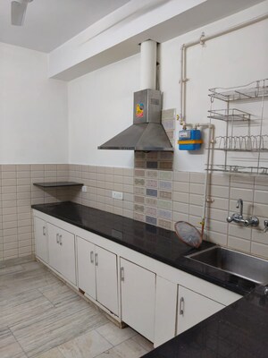 Kitchen in 2 BHK Builder Floor at Lajpat Nagar I – for Rent