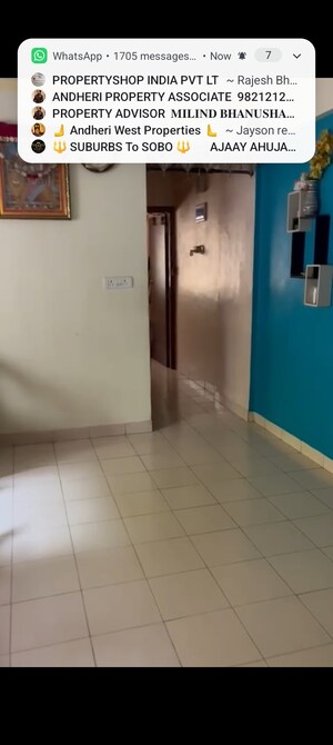 Building Lobby in 1 BHK Apartment at Mantra Building, Khar West – for Sale