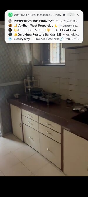 Kitchen in 1 BHK Apartment at Mantra Building, Khar West – for Sale