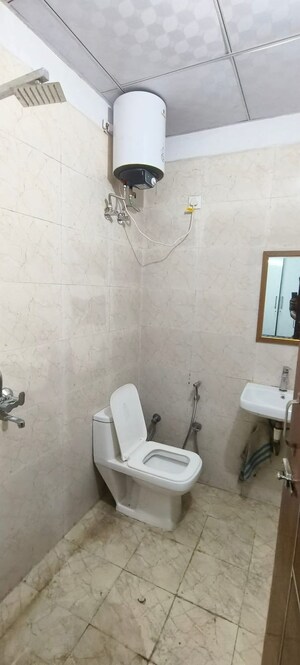 Bathroom in 1 RK Builder Floor at Mohyal Colony – for Rent