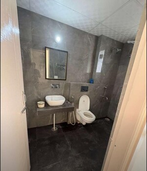 Bathroom in 3 BHK Apartment at La Prisma, Dhakoli – for Rent