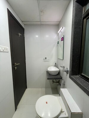 Bathroom in 1 BHK Apartment at Lalani Grandeur, Goregaon East – for Rent