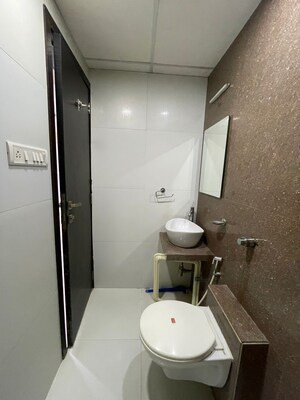 Bathroom in 1 BHK Apartment at Lalani Grandeur, Goregaon East – for Rent