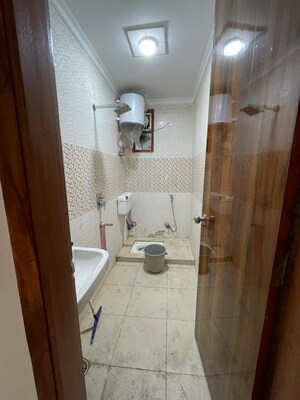 Bathroom in 2 BHK Apartment at Panchsheel Vihar – for Rent