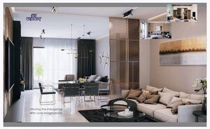 Living Room in 2.5 BHK Apartment at Candeur Crescent, Serilingampally – for Sale