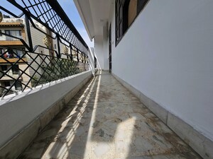 Balcony in 3 BHK Builder Floor at Panchsheel Enclave – for Rent